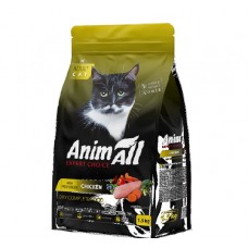 AnimAll (Энимал), сухой корм для котов со свежей курицей, 1.5 кг