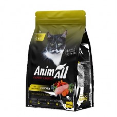 AnimAll (Энимал), сухой корм для котов со свежей курицей, 400 г