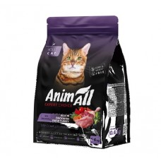 AnimAll (Энимал), сухой корм для котов, индейка и утка, 400 г