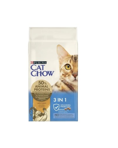 Cat Chow Special Care 3 in1, сухий корм для кішок "три в одному", 15 кг
