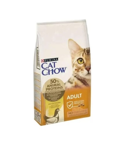 Cat Chow Adult, сухий корм для котів з куркою, 15 кг