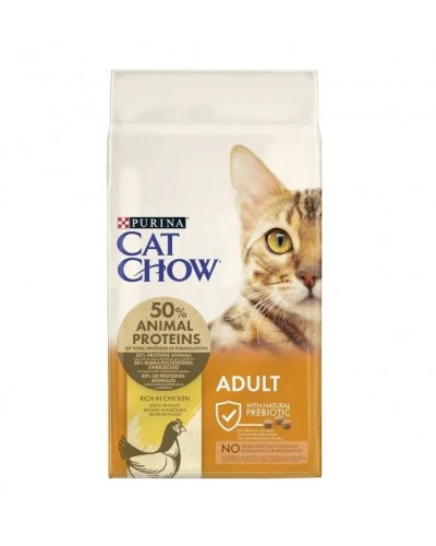 Cat Chow Adult, сухий корм для котів з куркою, 15 кг