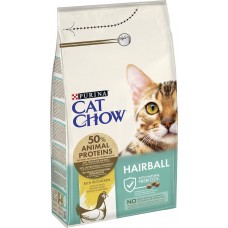 Cat Chow Hairball, сухий корм для домашніх котів, для виведення шерсті, 1.5 кг