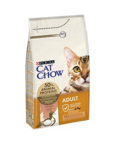 Cat Chow Adult Duck, сухий корм для котів з качкою, 15 кг