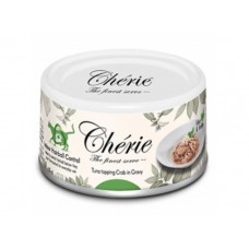 Cherie Hairball Control Tuna & Crab, вологий корм для котів для виведення шерсті, тунець з крабом, 80 г