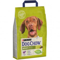 Dog Chow Adult Lamb, сухий корм для дорослих собак, з ягням, 2.5 кг