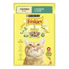 Friskies, шматочки в підливці з качкою для котів, 85 г