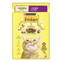 Friskies, шматочки в підливці з ягням для котів, 85 г