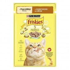 Friskies, шматочки в підливці з індичкою для котів, 85 г