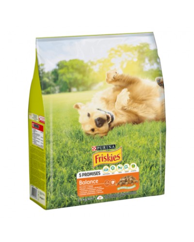 Friskies, сухий корм для дорослих активних собак, з куркою, 10 кг