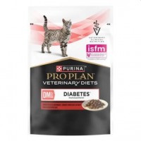 Purina Pro Plan DM ST/OX Diabetes Managment, вологий корм для дорослих котів з цукровим діабетом, з яловичиною, 85 г