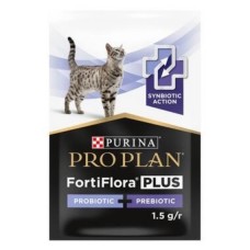 Purina Pro Plan FortiFlora Feline PLUS (Фортифлора Плюс), додатковий корм для дорослих котів та кошенят, пробіотик з пребіотиком, 1 шт