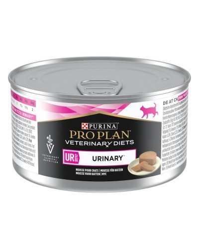 Purina Pro Plan UR Urinary, вологий корм-дієта для лікування сечовивідних шляхів, банка, 195 г