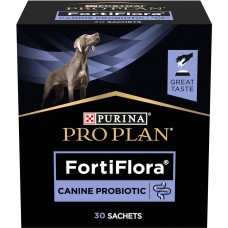 Pro Plan Purina ProPlan FortiFlora Canine (Фортифлора), пробіотична добавка для лікування цуценят і дорослих собак із діареєю, 1 коробка (30 шт)
