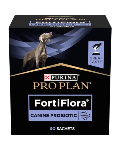 Pro Plan Purina ProPlan FortiFlora Canine (Фортифлора), пробіотична добавка для лікування цуценят і дорослих собак із діареєю, 1 коробка (30 шт)