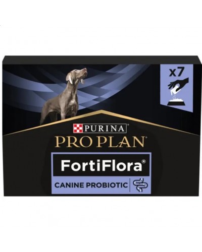 Pro Plan Purina ProPlan FortiFlora Canine (Фортифлора), пробіотична добавка для лікування цуценят і дорослих собак із діареєю, 1 коробка (7 шт)