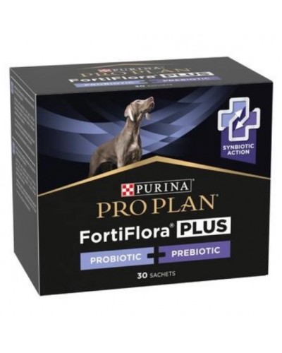 Pro Plan FortiFlora Canine PLUS (Фортифлора Плюс), додатковий корм для дорослих собак та цуценят, пробіотик з пребіотиком, 1 коробка (30 шт)