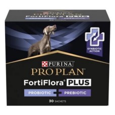 Pro Plan FortiFlora Canine PLUS (Фортифлора Плюс), додатковий корм для дорослих собак та цуценят, пробіотик з пребіотиком, 1 коробка (30 шт)