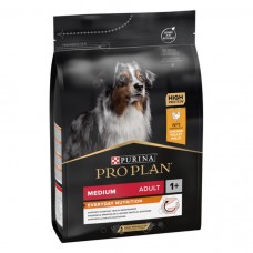 Pro Plan Purina ProPlan Medium Adult, сухий корм для собак середніх порід, з куркою, 3 кг