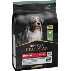 Pro Plan Purina ProPlan Medium Sensitive Digestion, сухий корм для середніх порід собак з чутливим травленням, з ягням, 3 кг