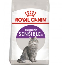 Royal Canin Sensible, сухий корм для дорослих котів з чутливою травною системою, 2 кг