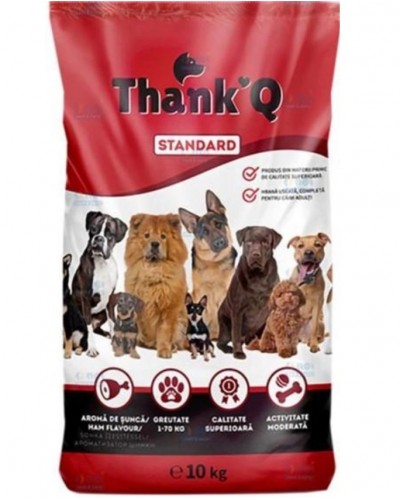  Thank’Q STANDART (Сенкью Стандарт) Ham Flavor, сухий корм для собак, шинка, 10 кг