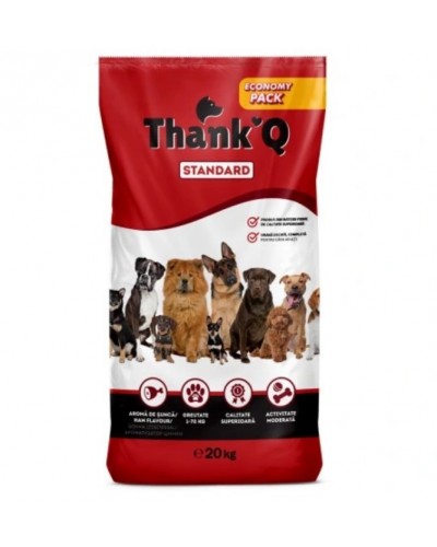  Thank’Q STANDART (Сенкью Стандарт) Ham Flavor, сухий корм для собак, шинка, 20 кг