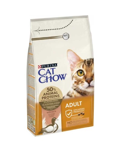 Cat Chow Adult Duck, сухий корм для котів з качкою, 1.5 кг