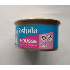 Coshida Mousse Selection, преміум мус для котів, з лососем і креветками, 85 г