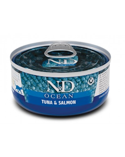 Farmina N&D Grain Free Ocean Tuna And Salmon, 70 г