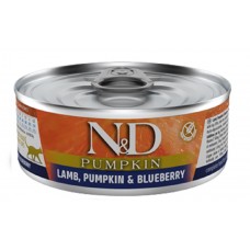 Farmina N&D Grain Free Prime Lamb Adult, вологий корм для котів з ягням та чорницею, 70 г