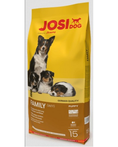 Сухий корм JosiDog Family, для вагітних та лактуючих собак і цуценят, 15 кг