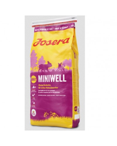 Сухий корм JOSERA Miniwell, для дорослих собак малих порід, 15 кг