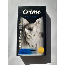 Ласощі для котів AnimAll Creme: крем-пюре з тунцем, 6 стіків по 15 г