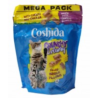 Кранчі Coshida Mega Pack, ласощі для котів, подушечки з куркою, 150 г