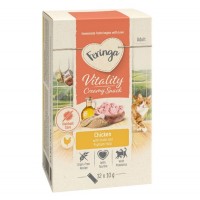 Feringa Vitality Creamy Snack, кремовые лакомства для кошек, с курицей, 12 стиков по 10 г