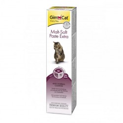 Мальтозна паста GimCat Malt-Soft Paste Extra для котів, для виведення шерсті зі шлунку, 50 г