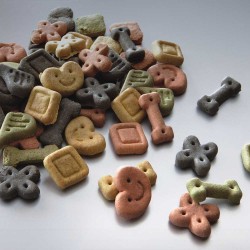Тренувальні ласощі, печиво для собак Mera Twinky Mix, фігурки мікс, 1 кг (на розвіс)