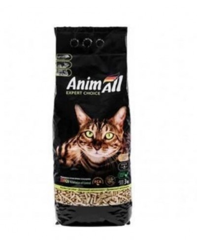 AnimAll, наповнювач деревний для туалетів домашніх тварин, без запаху, 3 кг