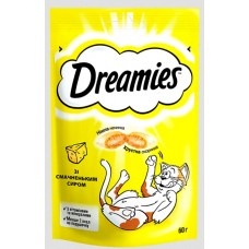 DREAMIES, ласощі для котів, подушечки з сиром, 60 г