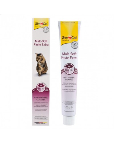 Паста для котів GimCat Malt-Soft Екстра для виведення шерсті, 100 г
