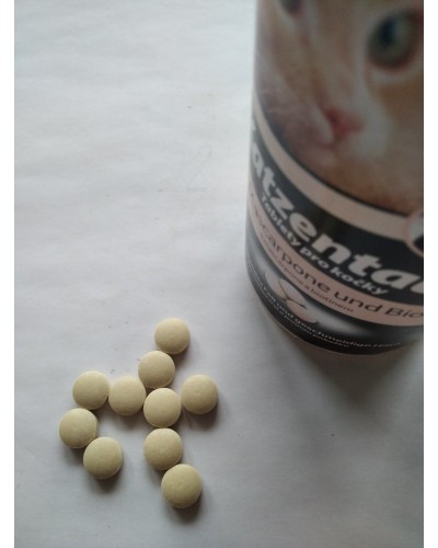 Вітаміни для котів Gimborn GimCat (Джимкет) Katzentabs, маскарпоне та біотин, 10 таблеток