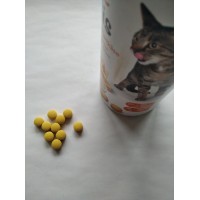 Вітаміни для котів Gimborn GimCat (Джимкет) Kase-Rollis загальнозміцнюючий комплекс з сиром, 10 таблеток