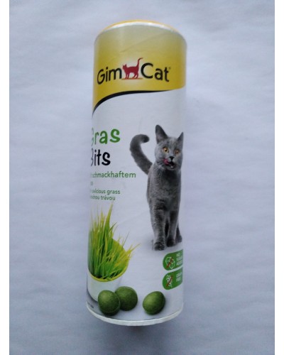 Вітаміни для котів Gimborn GimCat (Джимкет) GrasBits, з травою, 25 таблеток