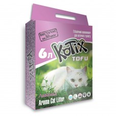 Kotix Tofu (Котікс Тофу) Lavender, наповнювач для котячого туалету соєвий, з ароматом лаванди, 6 л