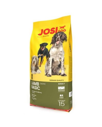 Сухий корм JosiDog Lamb Basic, для активних собак всіх порід, з ягням, 15 кг
