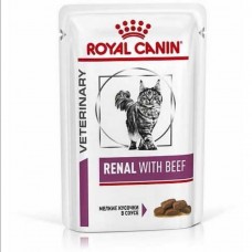 Royal Canin Renal (Роял Канін Ренал), вологий корм для котів з хворобами нирок, з яловичиною, 85 г