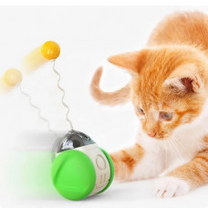Інтерактивна іграшка-робот для котів Squeaky Balance, зі звуком і котячою м'ятою, 1 шт