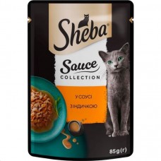 Sheba (Шеба), вологий корм для котів, шматочки з індичкою в соусі, 85 г