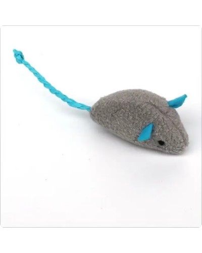 Іграшка з котячою м'ятою, плюшева мишка, 10 см, 1 шт